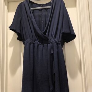 Emma & Michele Deep Blue Romper